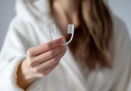 Mouthguard for teeth grinding back molar mouthguard.